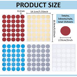 15 лист 5-цветных скретч-пленок с покрытием из ПВХ для паролей&nbsp;STIC-FG001-10