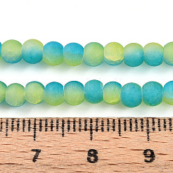 Стеклянные бусины кракле X1-GLAA-N009-4mm-10