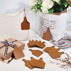 100 шт. прямоугольные бирки из искусственной кожи&nbsp;DIY-OC0014-27A