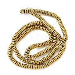 Гальванические нити из синтетических немагнитных гематитовых бусин G-H020-M01-02