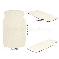 Незаконченные деревянные полоски в форме бутылки DIY-GA0001-12