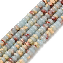 Синтетические имперские нитки из бисера яшмы&nbsp;G-Z110-B04-2x4mm-08