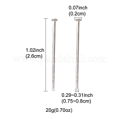Железные штифты с плоской головкой IFIN-FS0001-30F