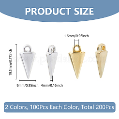 200шт 2-х цветные пластиковые подвески ccb&nbsp;CCB-DC0001-14