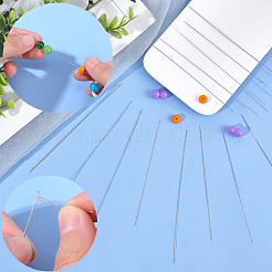 48шт. набор стальных игл для бисероплетения 12-х видов TOOL-SC0001-50