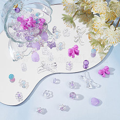 Fai da te carino kit per la creazione di braccialetti elasticizzati con perline&nbsp;DIY-SC0020-60B