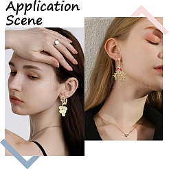 30 шт. 3 стиля клипсы-конвертеры из нержавеющей стали 304&nbsp;STAS-SC0006-80