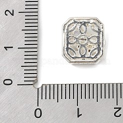 Латунные микро проложить кубического циркония бусы KK-K297-31