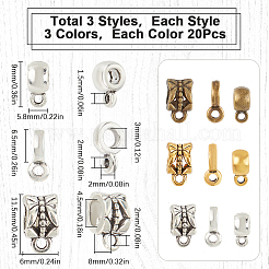 180 шт. 9-х видов тибетских трубчатых держателей FIND-SC0009-24