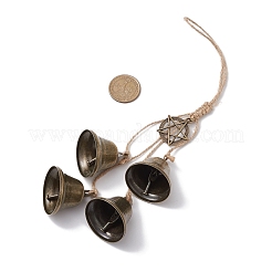 Campana colgante de hierro decoracion&nbsp;HJEW-JM02241