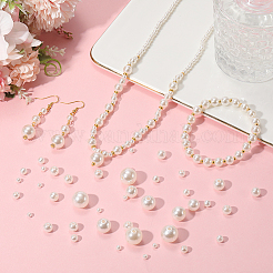 1460шт 6 стиля имитация жемчуга акриловые бусины PEAR-LT0001-01