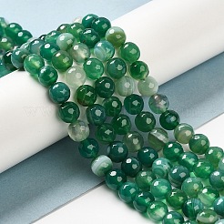 Натуральные полосатые агатовые / полосатые агатовые бусинки G-A246-8mm-06