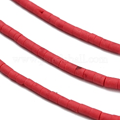 Окрашенные синтетические бирюзовые бусы нити G-P594-01B-11