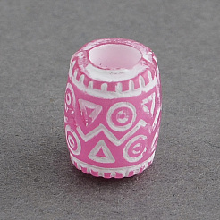 Прозрачного акрилового Европейский бисером X-OPDL-R112-M