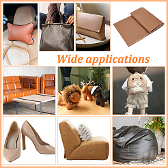 ПВХ кожа ткани&nbsp;DIY-WH0889-04B