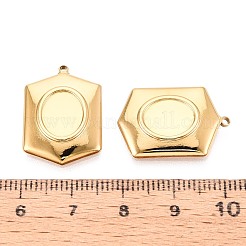 Оправы для подвесок из нержавеющей стали 304 в виде кабошонов&nbsp;STAS-T067-12G