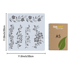Plastica per animali domestici scava fuori modelli di stencil per pittura&nbsp;DIY-WH0244-223