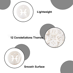 24 шт. 12 стиля природных пресноводных ракушек SHEL-KS0001-04