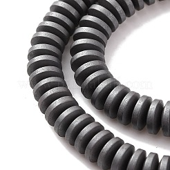 Матовый стиль гальванических немагнитных синтетических гематитовых бус стренги&nbsp;G-M007-76