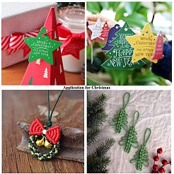 Круглые парафинированные полиэфирные шнуры YC-PH0002-04A-0.5mm