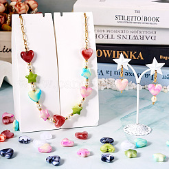 60шт 6 цвета акриловые бусины&nbsp;OACR-TA0003-13