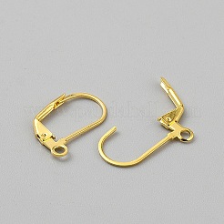 Латунная фурнитура Leverback для серег&nbsp;KK-WH0062-223