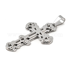 Kreuz 304 Edelstahl große Anhänger&nbsp;STAS-R171-07P