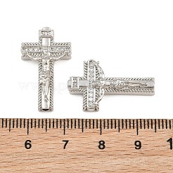 Pendentifs en laiton de Pâques sertis de micro-pavés de zircone cubique transparente&nbsp;LS-CU-CBADC6C-10P-02