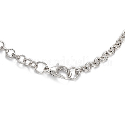 Латунь подвесные ожерелья NJEW-P299-A09-P