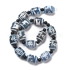 Stile tibetano perline dzi fili&nbsp;G-NH0037-C05-02