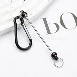 5шт 5 цвета алюминиевые карабины для скалолазания AJEW-YW0001-21