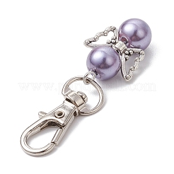 Подвеска из ангельского стекла с жемчугом HJEW-JM02601