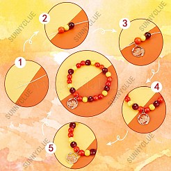 Набор для изготовления браслета на день благодарения&nbsp;DIY-SC0021-86