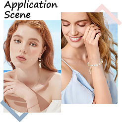 20 шт. 5 стиля подвески в форме ракушек с гальваническим покрытием&nbsp;SHEL-SC0001-58