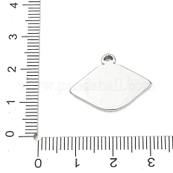 Pendentifs en acier inoxydable 304 émaillés&nbsp;SA-CBA8A4A-07P