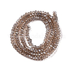 Chapelets de perles en verre électroplaqué&nbsp;EGLA-A044-T1mm-A16