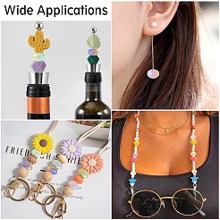 90шт 9 цвета непрозрачных бусин из смолы FIND-CJ0004-80