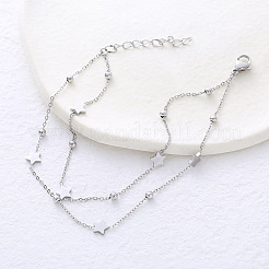 Двухслойные браслеты из нержавеющей стали SU1342