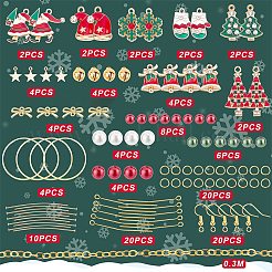 DIY-Set zur Herstellung weihnachtlicher Ohrhänger&nbsp;DIY-SC0019-52