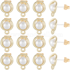 20 шт. Сплав серьги-гвоздики FIND-BBC0004-35