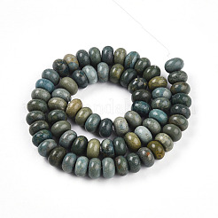 Нити бусин из натурального нефрита шушан G-T140-73A