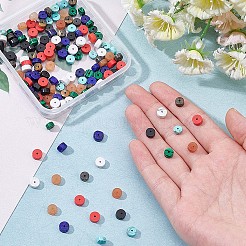 160 шт. 8 вида бусин из натуральных и синтетических драгоценных камней G-NB0003-43