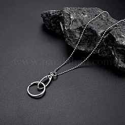 304 нержавеющая сталь шариковые цепи шейный ремешок шнур HJEW-SW00133