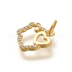 Стойки обшивки латунь микро проложить Циркон подвеску&nbsp;KK-H508-28G-03