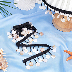 2 ярд хлопковой кружевной ленты с бахромой&nbsp;OCOR-PH0007-57