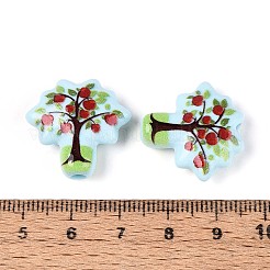 Печатные непрозрачные акриловые бусины OACR-N152-11B