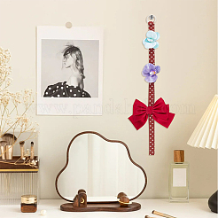 Полиэстер бант для хранения настенная подвеска украшение HJEW-OC00107