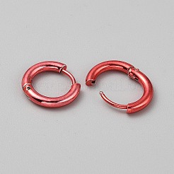 Orecchini a cerchio in acciaio inossidabile 304&nbsp;EJEW-WH0020-13J
