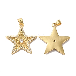 Подвески из кубического циркония с покрытием из латуни&nbsp;KK-O142-52G