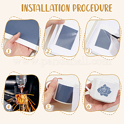 10 шт. бумага для гравировки и маркировки для лазерного гравера и режущего станка AJEW-WH0596-172